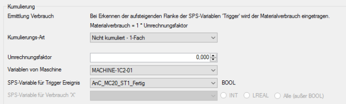 Art der Verbrauchsrückmeldung